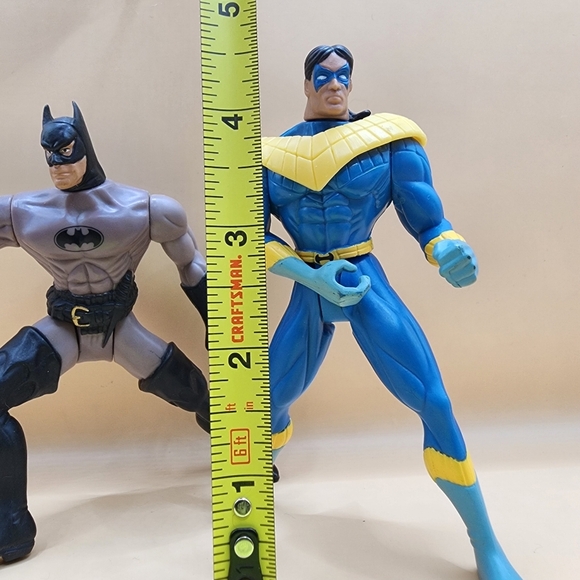 1994 DC Legends of Batman Power Guardian Batman Nightwing 4.5" Kenner - Picture 5 of 6